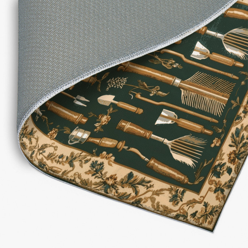 Tapis vert français intérieur et extérieur, Rectangulaire 8 pi x 10 pi