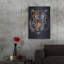 Art mural en métal luxueux «Two-face Tiger» par Momart-106414553