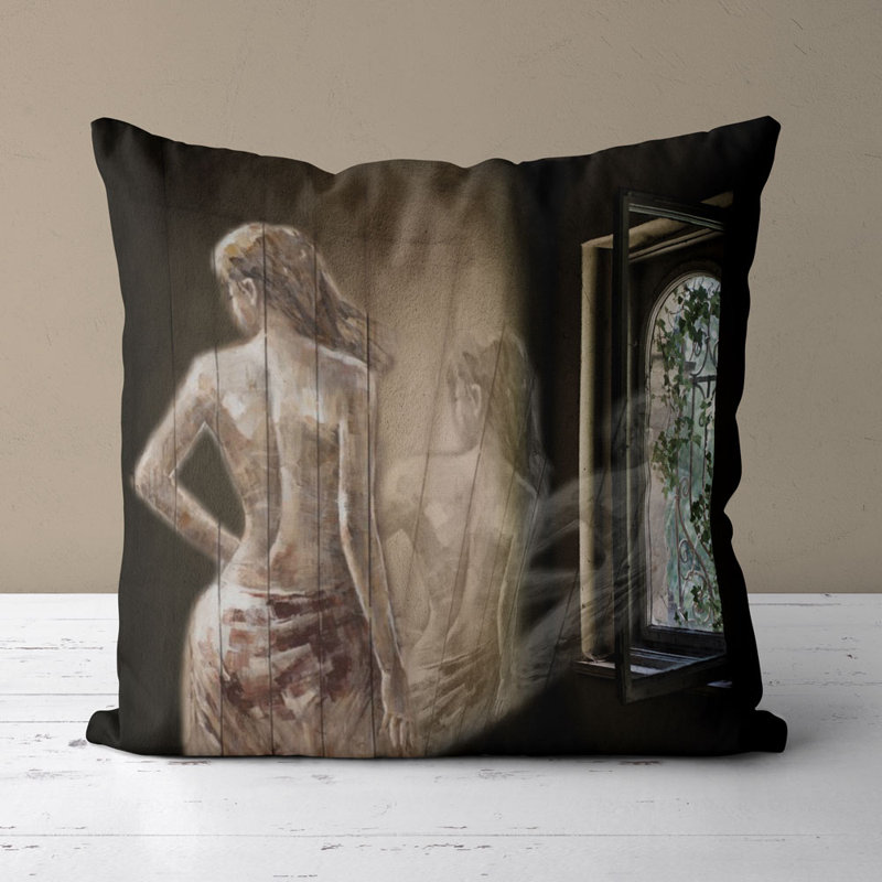 Housse et insert d'oreiller carré Living Spirit