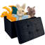 Zayan 49cm Wide Velvet Rectangle Solid Colour Ottoman with Storage-250132587