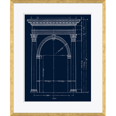 Blue Arch Figure " Blue Arch Figure 4 " by David Phoenix