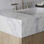 TileBar Studio Vanities Orville Greige Ash Vanity with Carrara Marble Top-1682554303