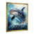 Gold Single Picture Frameed Canvas