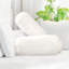 Solid Colour Faux Fur Reversible Throw Pillow-74161854