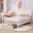 Huntsville 4-Drawer Velvet Upholstered Platform Bed-242197126-232083511