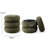 Modern Round Velvet Ottoman With Storage-2109958909