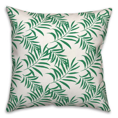 Floral Outdoor Reversible Throw Pillow
