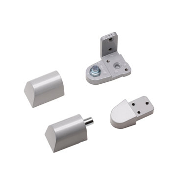 Pitco Style 3/4 in. Aluminum Right Hand Offset Door Pivot Hinge Set for Adams Rite Type Storefront Door