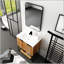 Meuble-lavabo autoportant de 30 pouces avec lavabo en résine, 30 x 18, (W99951318)