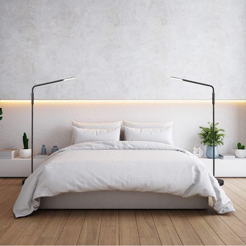 Moon - Dimmable LED Floor Lamp, Black