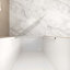 Porte de douche pliante 30 "x 72" avec verre trempé et film