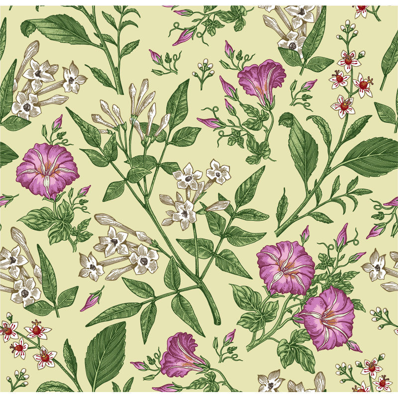 Peel & Stick Wall Mural, 10.42' W x 10.42' L