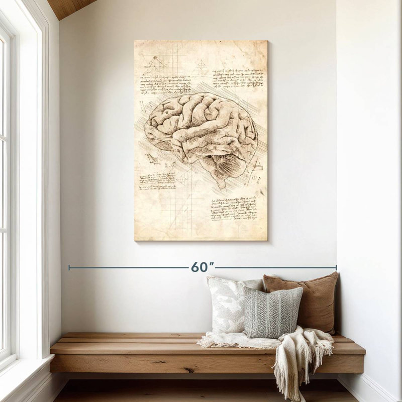 Keiri Human Brain, 45" H x 30" W