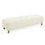 Repose-pieds confortable, blanc