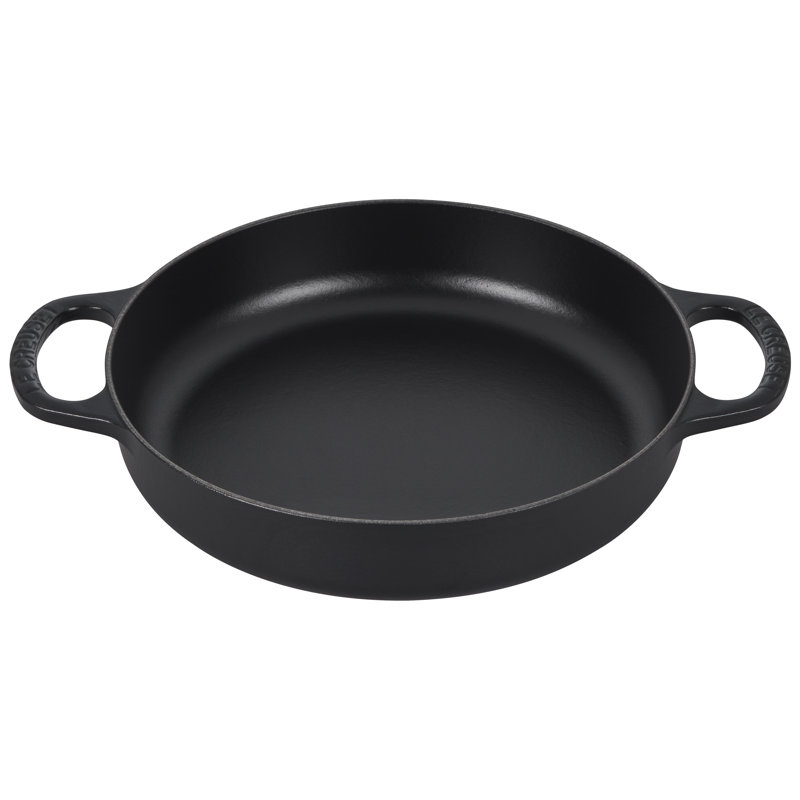 Signature Enameled Cast Iron 11" Everyday Pan, Matte Black