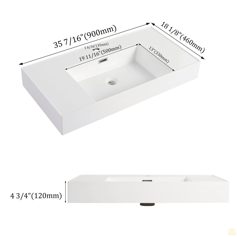 36" Bathroom Sink