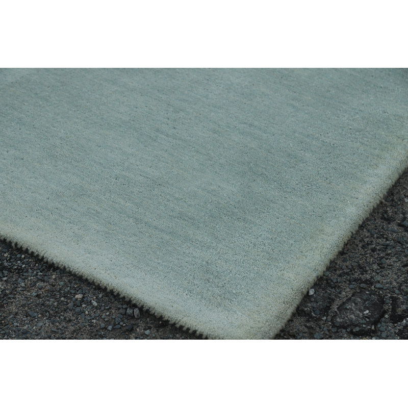Tapis vert turquoise Gabbeh