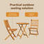 Square 3 - Piece 2 - Person Outdoor Table Set