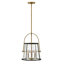 Luminaire suspendu tambour unique et remarquable à 3 lumières Tournon-55175305