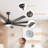 Brixham 66 in. Smart Ceiling Fan with Dimmable LED Light, Reversible DC Motor, and Remote Control-264828730