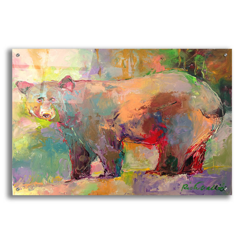 "Artbear" par Richard Wallich, H 24 po x l 36 po x P 0,2 po