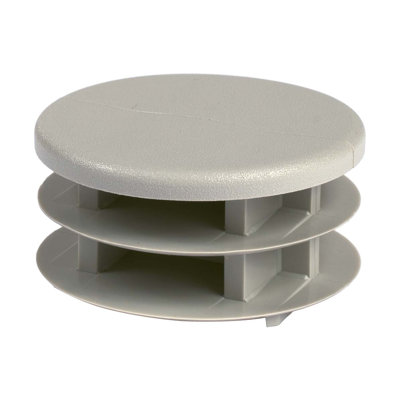 Embout rond en plastique pour tubes Outwater (12 pièces) | Bouchon de tube de 1-1 / 2 po de diamètre / Glissière de chaise / Protecteur de plancher / Fermeture de tube / Bouchon de trou de tube / Bouchon de tuyau | Convient aux tubes multi-calibre | Noir texturé | Robuste