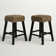 Kara Upholstered Counter Stool with Solid Wood Frame