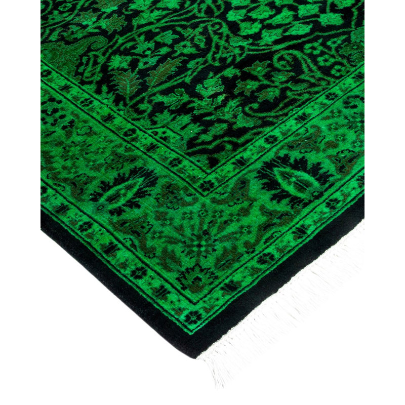 Fine Vibrance One-of-a-Kind 3' 1" X 12' 6" Hand Knotted Area Rug