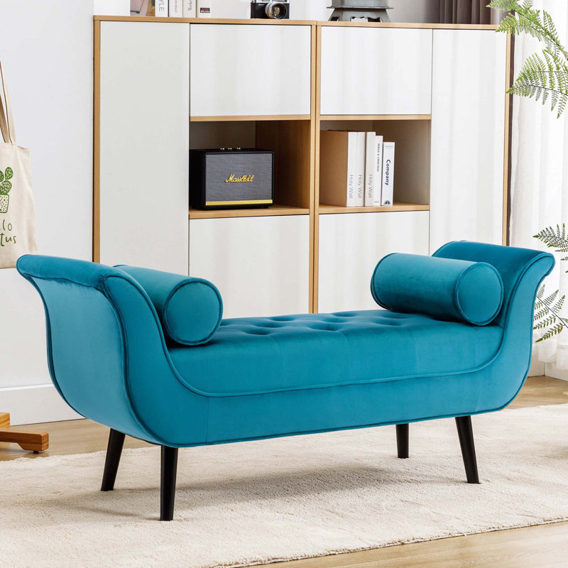 Banc rembourré Bedelia, Atrovirens