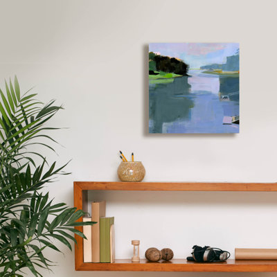  'Chauncey Creek No. 4' by Kathleen Robbins Canvas Wall Art, 12" x 12"