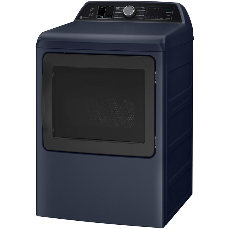 GE Profile ENERGY STAR® 7.3 cu. ft. Capacity Smart Gas Dryer with Steam and Washer Link, Natural Gas