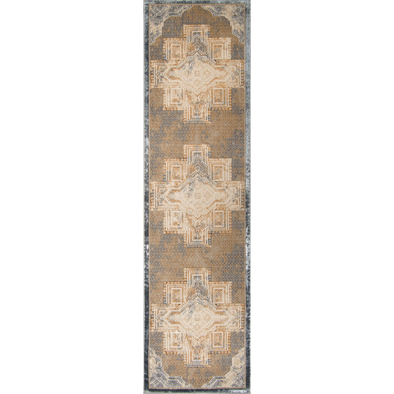 Tapis traditionnel en polypropylène à motif géométrique La dole Rugs - 5 x 8, 6 x 9, Tapis de couloir 2 pi 7 po x 9 pi 10 po