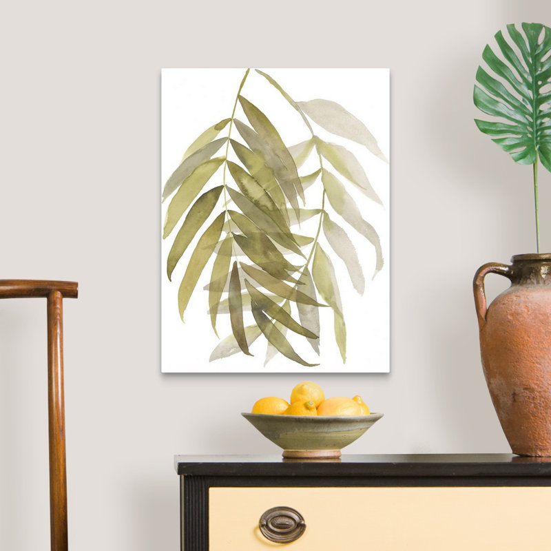 «Palm Embrace II», art mural sur toile, Toile tendue, H 24 po x l 18 po