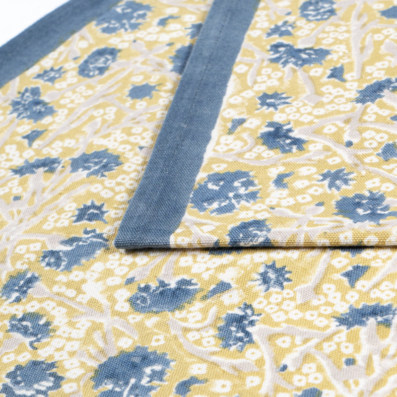 Tapis Durkee, 72 po x 16 po, Bleu / Vert