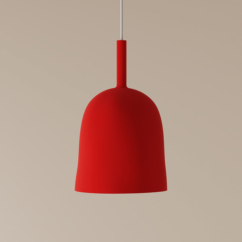 Vessel Pendant Light, 24.5'' H x 9'' W x 9'' D, Poppy, White