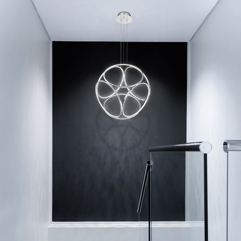 Lumière cubique Glenview , Chrome