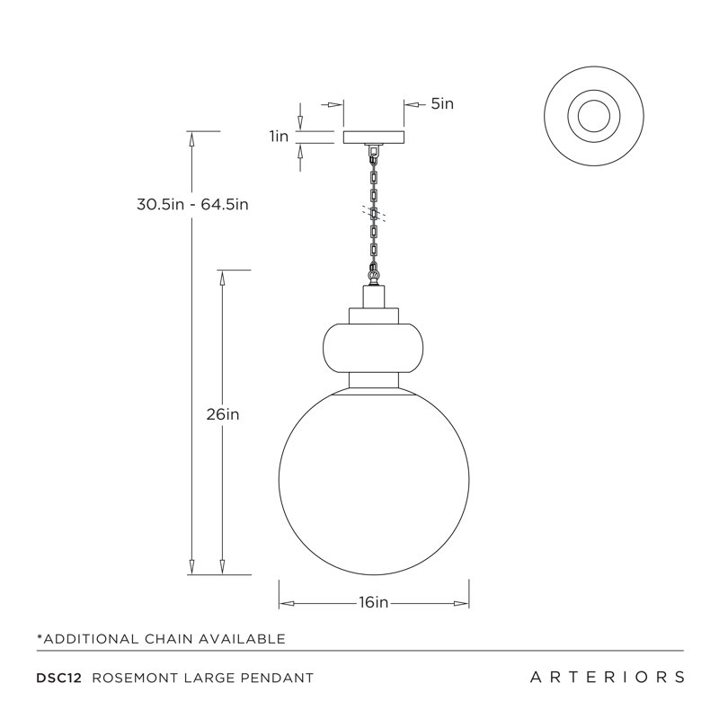 Rosemont 1 - Light Pendant