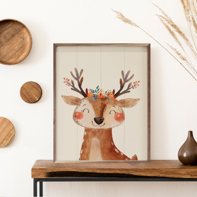 Boho Woodland Deer