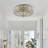 Cochituate 17.7" Glass Flush Mount Light