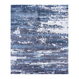 Overdyed One-of-a-Kind Rectangle 8'1" X 10'1" Hand Knotted Area Rug