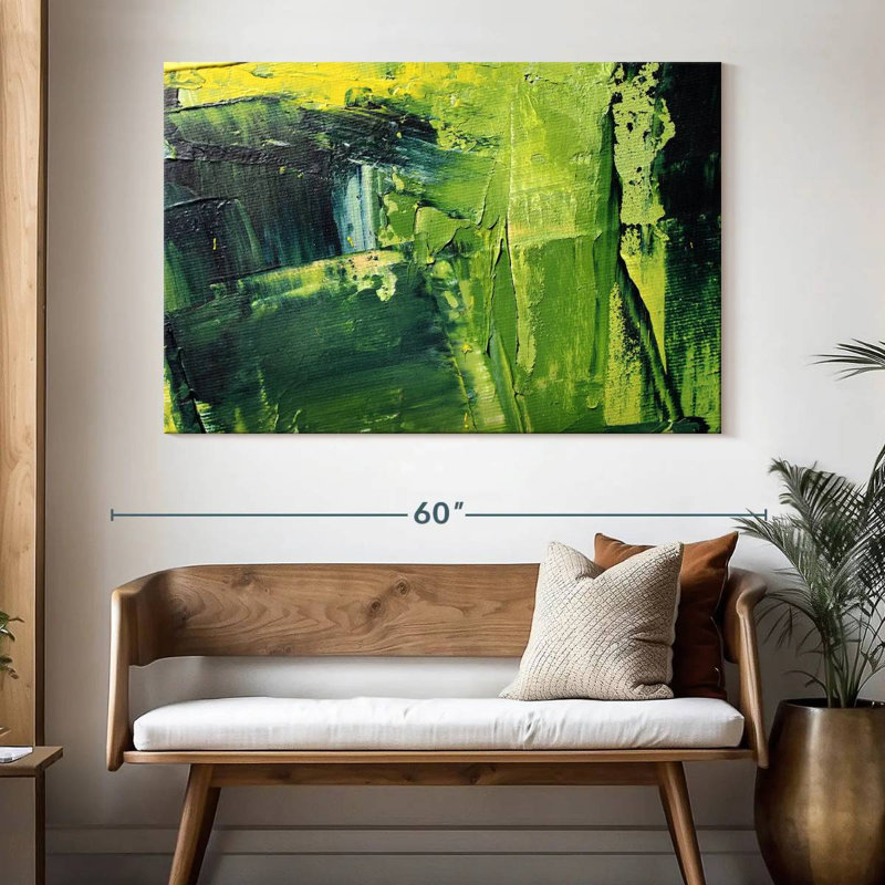 Avery Impasto Abstract, 34" H x 51" W