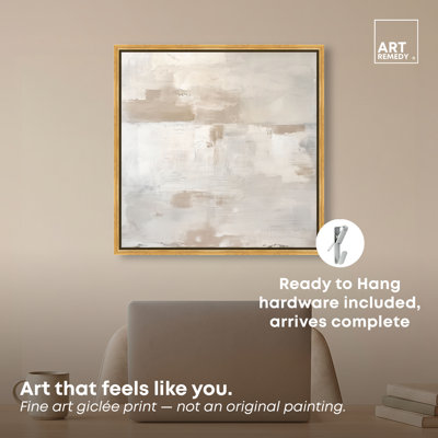 Arid Hues (I) Canvas Minimalist Abstracts by Art Remedy