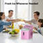 SimzLife 26Lbs. Machine à glaçons de comptoir quotidienne avec poignée, machines à glaçons autonettoyantes, 26 lb / 24 heures, 9 glaçons prêts en 6 minutes pour la maison / cuisine / bar / fête / camping-106240015