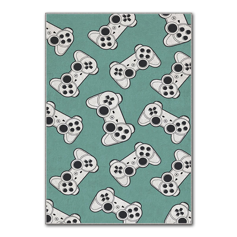 Luxurious Area Rug (4 ft x 6 ft), 100% Polyester, 740 g/m² | Non-Slip Felt Dot Underside, Laminated Sponge for Comfort | Antibacterial, Easy to Clean, Machine Washable at 86°F | Perfect for Living Room & Bedroom Décor