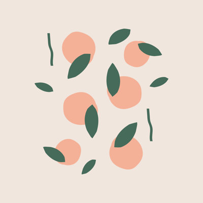" Peaches And Oranges " by Mambo Art Studio