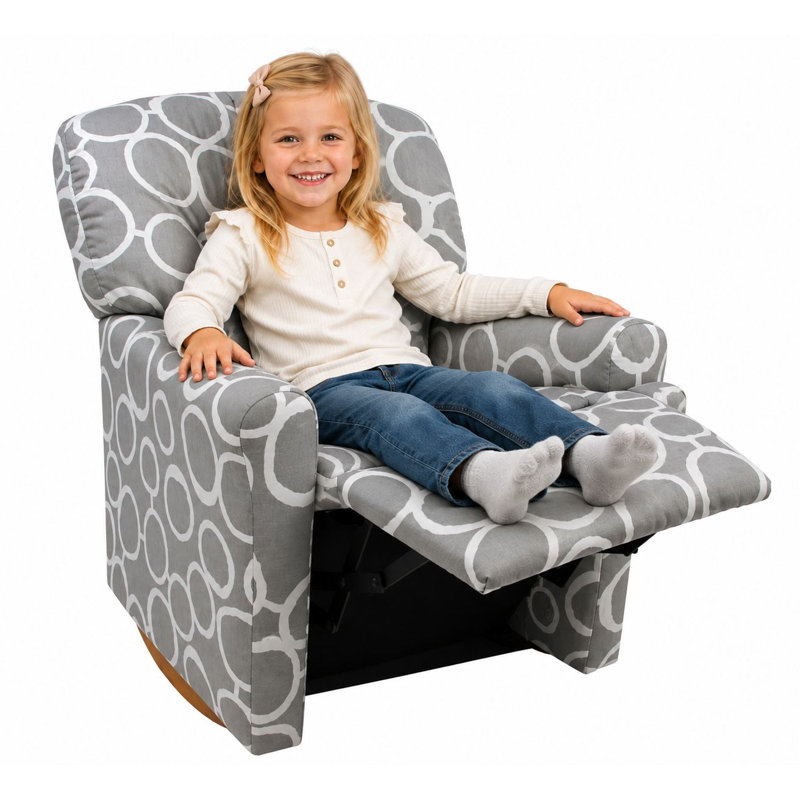 Fauteuil inclinable et berçant pour enfants - Freehand Storm, Chocolat