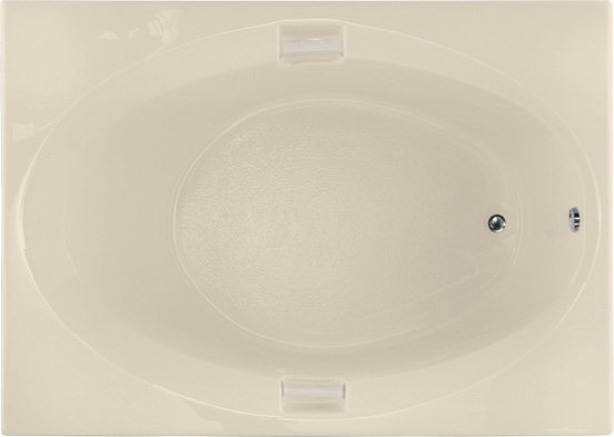 Studio 60 in. L Alcove Soaking Tub, Almond