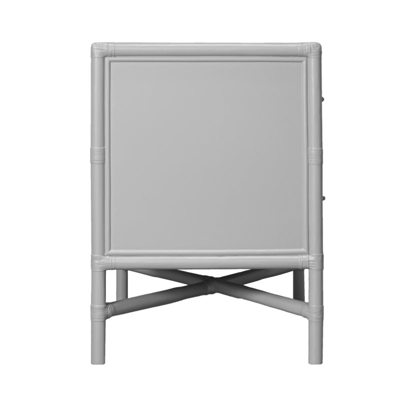 Venice 2 - Drawer Nightstand, Light Gray