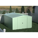 Remise de rangement verticale en acier l 10 pi x P 13 pi 5 po