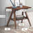 Arona Mid-Century Modern Wood End Table With Shelf